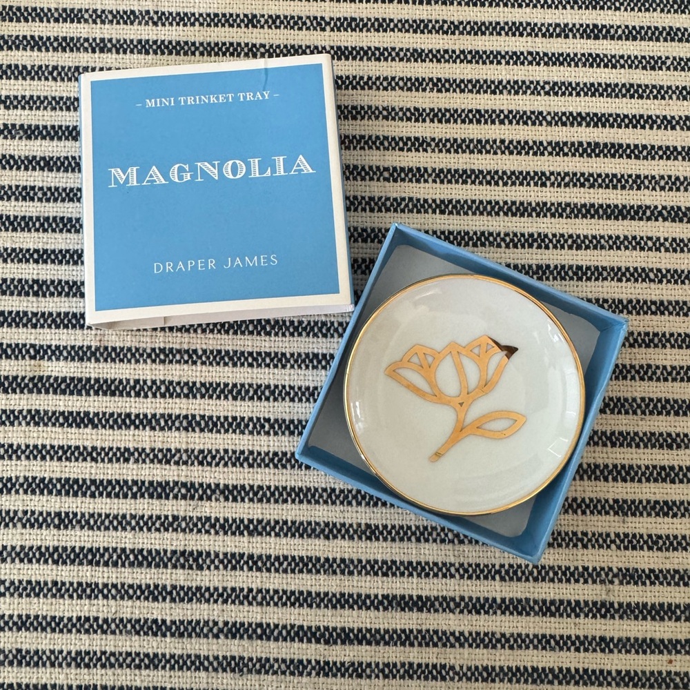 Draper James Magnolia Mini Trinket Tray NIB